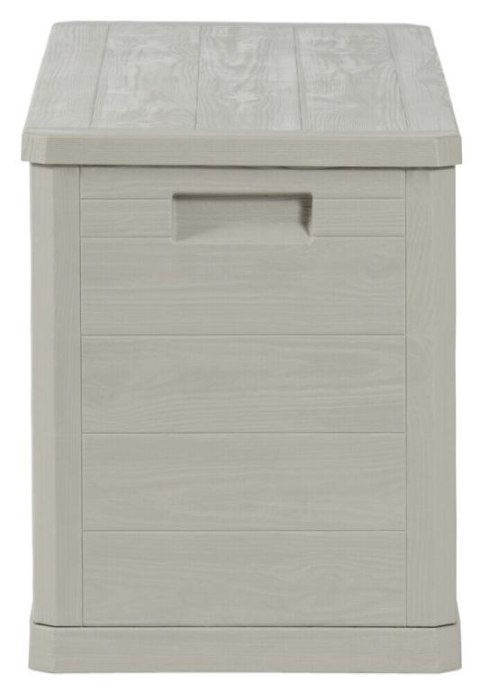 WOODYS Plastikowa skrzynia ogrodowa 280l jasno szara