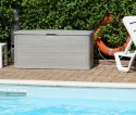 WOODYS Plastikowa skrzynia ogrodowa 280l jasno szara
