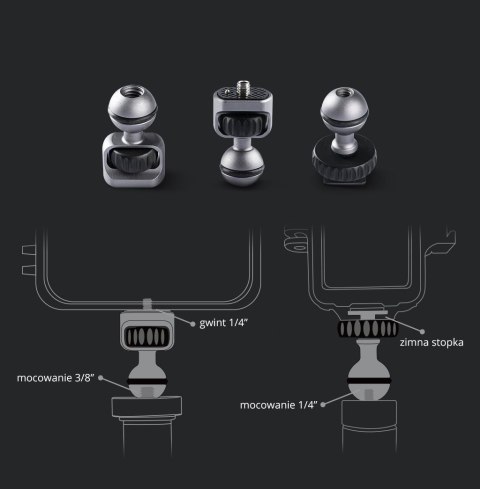 Mocowanie akcesoriów PGYTECH Magic Arm (P-CG-009) do aparatów / gimbali