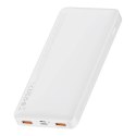 Powerbank Baseus Bipow 10000mAh, 2xUSB, USB-C, 20W (biały)