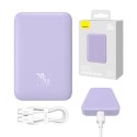 Powerbank magnetyczny Baseus Magnetic Mini 10000mAh, USB-C 20W MagSafe (fioletowy)