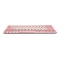 Baseus K01A bezprzewodowa klawiatura różowa