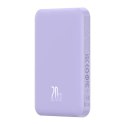 Magnetyczny mini powerbank Baseus 5000mAh 20W (fioletowy)