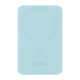 Magnetyczny mini powerbank Baseus 5000mAh, USB-C 20W (niebieski)