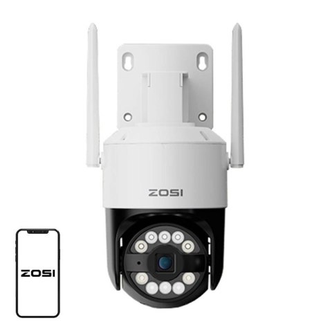 Kamera zewnętrzna IP ZOSI C296 WiFi 8MP dual Pan Tilt IP66 + karta microSD 32GB