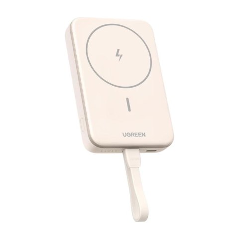 Powerbank magnetyczny 10000mAh Ugreen PB760, PD 20W, Magsafe + kabel USB-C