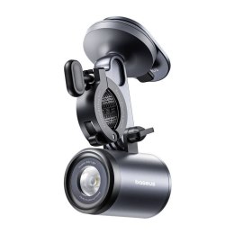 Uchwyt rowerowy Baseus PrimeTrip 2 w 1, uchwyt na telefon + latarka (czarny)