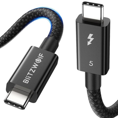 Kabel USB-C do USB-C BlitzWolf BW-HDC8 240W, 1.5m (czarny)