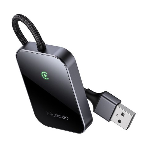 Bezprzewodowy adapter CarPlay z kablem USB McDodo CA-7210 czarny