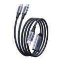 Kabel 2w1 USB-C do 2x USB-C Ugreen L533, 140W, 480 Mbps, 2m