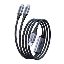Kabel 2w1 USB-C do 2x USB-C Ugreen L533, 140W, 480 Mbps, 2m