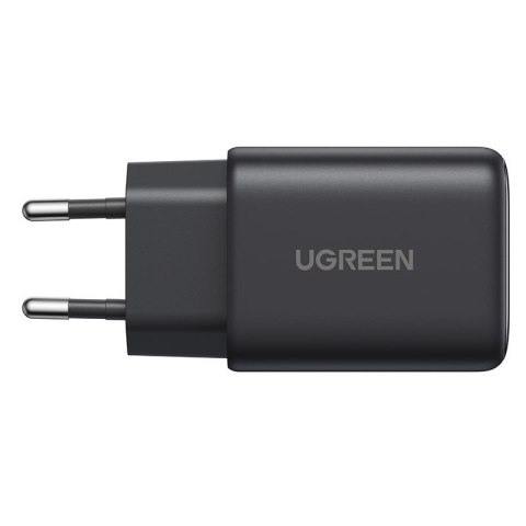 Ładowarka sieciowa Ugreen X527, 45W, GaN, USB + 2x USB-C (czarna)