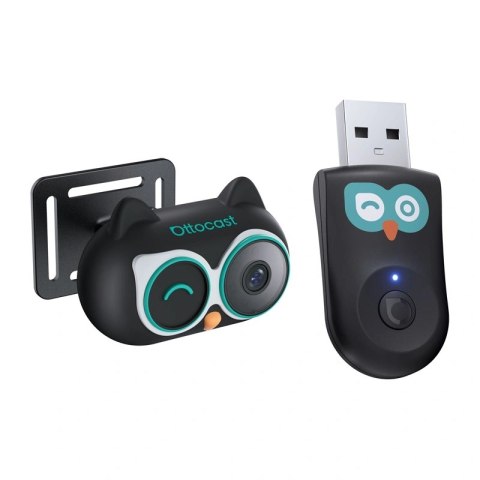 Bezprzewodowy adapter samochodowy Ottocast CarPlay z nianią samochodową (Cabin Care)