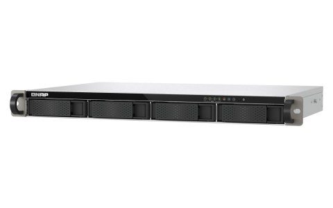 Qnap TS-433eU, 1U RACK, 4x 2.5"/3.5" SATA, ARM Cortex-A55 2,0GHz 4C, 4GB, 2x 2.5GbE, 2x USB 3.2, adapter 60W