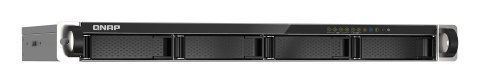Qnap TS-435XeU-4G, 1U, 4 x 2.5"/3.5" SATA , Marvell Octeon TX2 CN9130 / CN9131 quad-core, 4GB DDR4 SODIMM (Max. 32GB), 2 x 10GbE