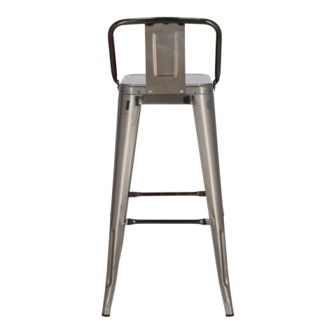 Hoker Paris Back Short 75cm metaliczny