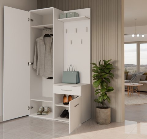 Garderoba DUO BIAŁY