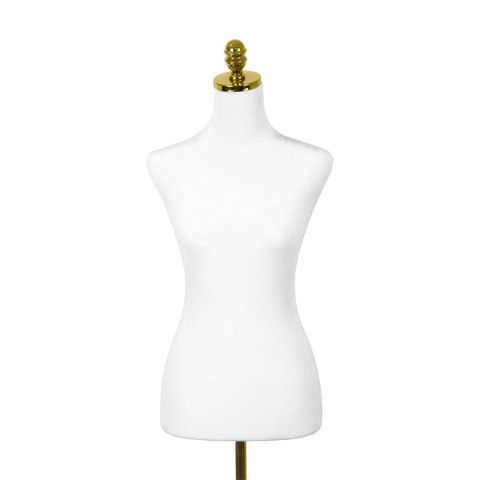 Biały Manekin Krawiecki tors ozdoba do sklepu witryn Regulacja wysokości