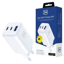 Ładowarka sieciowa 3mk Hyper GaN PD Charger 65W USB-C USB-A