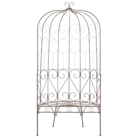 VidaXL Ławka ogrodowa, 95 cm, żelazo, antyczny brąz