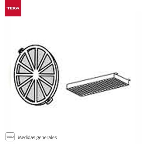 Filtr węglowy Teka D4C Włókno węglowe Plastikowy