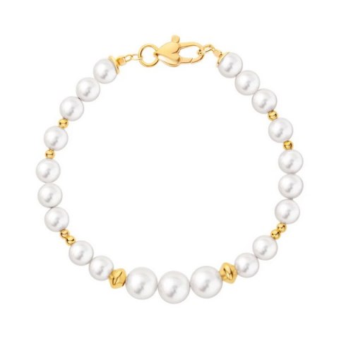 Srebrna bransoleta BSN6722Y - Muszla