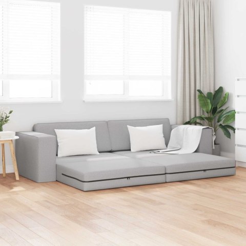 Sofa Bed 200cm Szary chmur tkanina