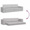 Sofa Bed 200cm Szary chmur tkanina