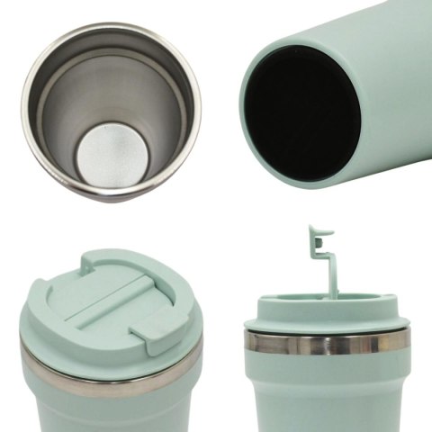 KUBEK TERMICZNY TURYSTYCZNY EXCELLENT HOUSEWARE 500L - ZIELONY