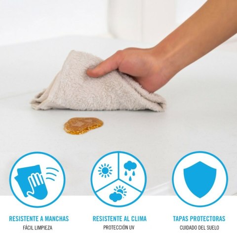 Składany stolik Lifetime Biały 245 x 74 x 76 cm Stal