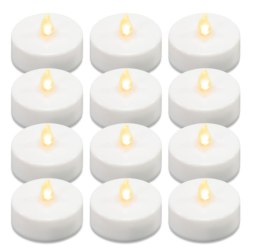 Zestaw podgrzewaczy na baterie, biały, 12 szt