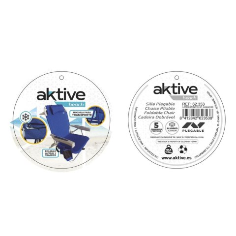Fotel plażowy Aktive 50 x 78 x 53 cm