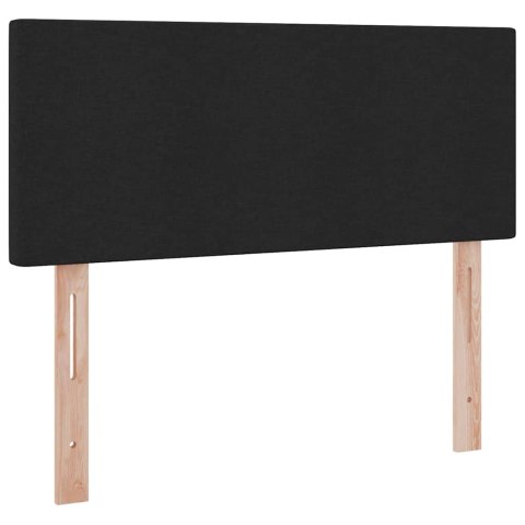 VidaXL Łóżko z miejscem na przechowywanie i LED Czarny 120 x 200 cm