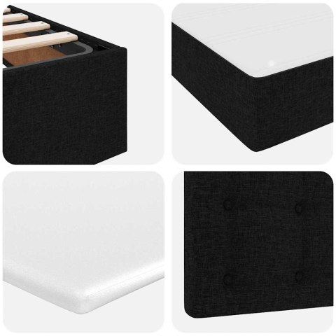 VidaXL Łóżko z miejscem na przechowywanie i materacem 120 x 200 cm