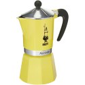 Włoska Kafeterka Bialetti Rainbow Żółty Jaune Metal 6 Kubki