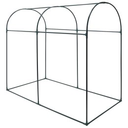 SZKLARNIA TUNEL OGRODOWY DWA WEJŚCIA DO POMIDORÓW I OGÓRKÓW 200x100x180CM ZIELONY