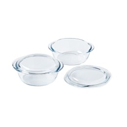 Garnek Pyrex Przezroczysty 25 x 20 x 27 cm 2 Sztuk