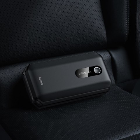 3w1 Urządzenie rozruchowe Car Jump Starter powerbank 10000mAh latarka LED - czarny