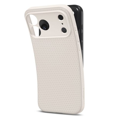 Etui pokrowiec case na iPhone 17 Pro Max Liquid Air - tytanowe