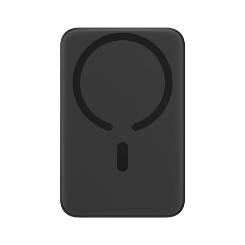 Mini powerbank 10000mAh z ładowaniem indukcyjnym MagSafe 15W PD QC 20W czarny