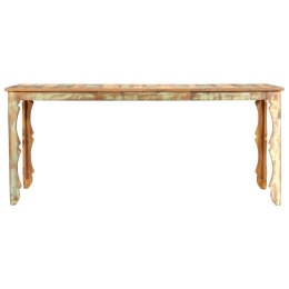 Stół jadalniany, 180 x 90 x 76 cm, lite drewno z odzysku