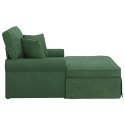 Chaise Lounge z Fartuszkiem Zielony dżungli 91 x 157 x 91 cm