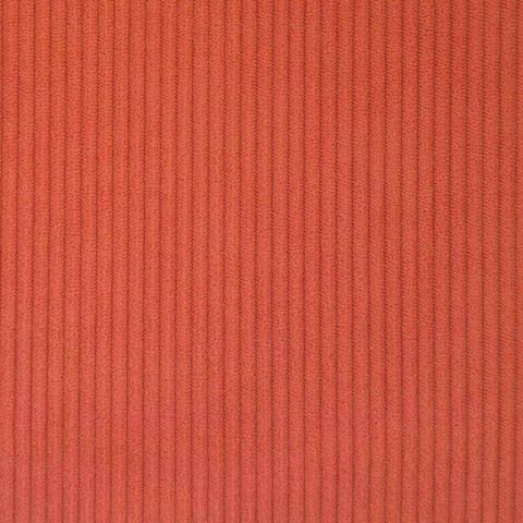 Chaise Lounge z Fartuszkiem z poduszką Czerwono-pomarańczowy