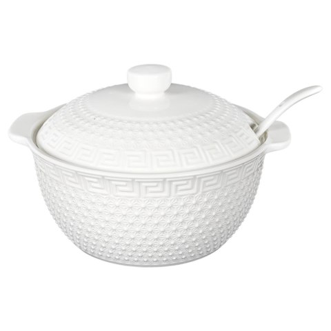 Zestaw do serwowania zup Waza, łyżka, 6