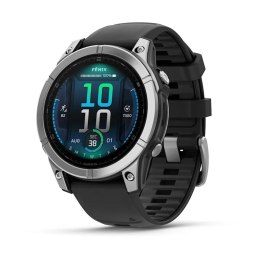 Zegarek sportowy Garmin Fenix E AMOLED 47mm Stainless Steel