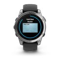 Zegarek sportowy Garmin Fenix E AMOLED 47mm Stainless Steel