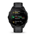 Zegarek sportowy Garmin Forerunner 165 AMOLED 43mm Czarny