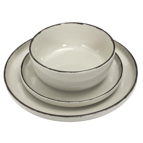 Zestaw obiadowy Temp na 4 osoby beżowy