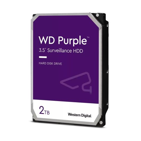 Dysk HDD WD Purple WD23PURZ (2 TB ; 3.5"; 64 MB; 5400 obr/min)