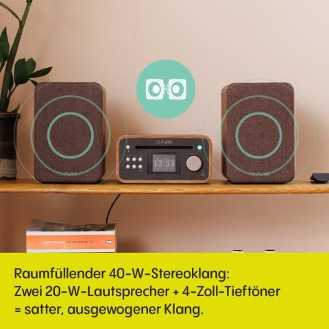 Miniwieża Hi-fi Pure PURE CLASSIC STEREO MINI CAFE
